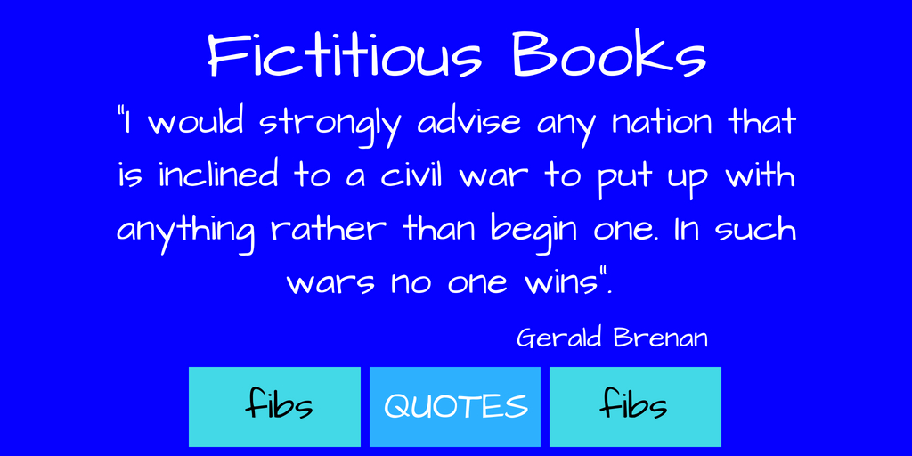 Open Civil War Gerald Brenan