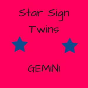 Star Sign Twins Written in the Stars