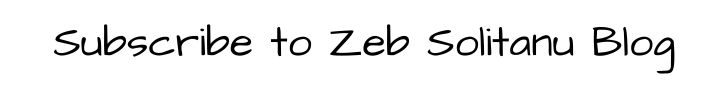 Zeb Solitanu Blog Fictitious Books